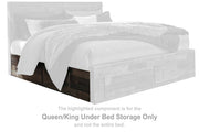 Derekson - Queen/King Under Bed Storage - Multi Gray