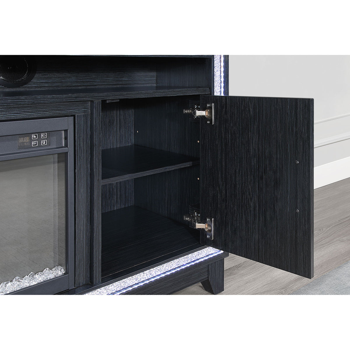 Almera - Fireplace With Adjustable Temperature And LED Options