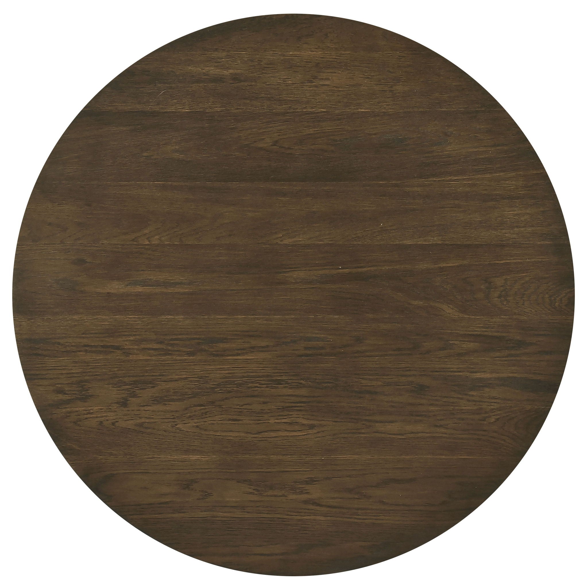 Sweeney 39-inch Round Wood Occasional Cocktail Coffee Table Dark Walnut