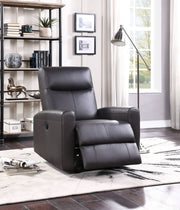 Blane - Top Grain Leather Match Power Motion Recliner - Brown
