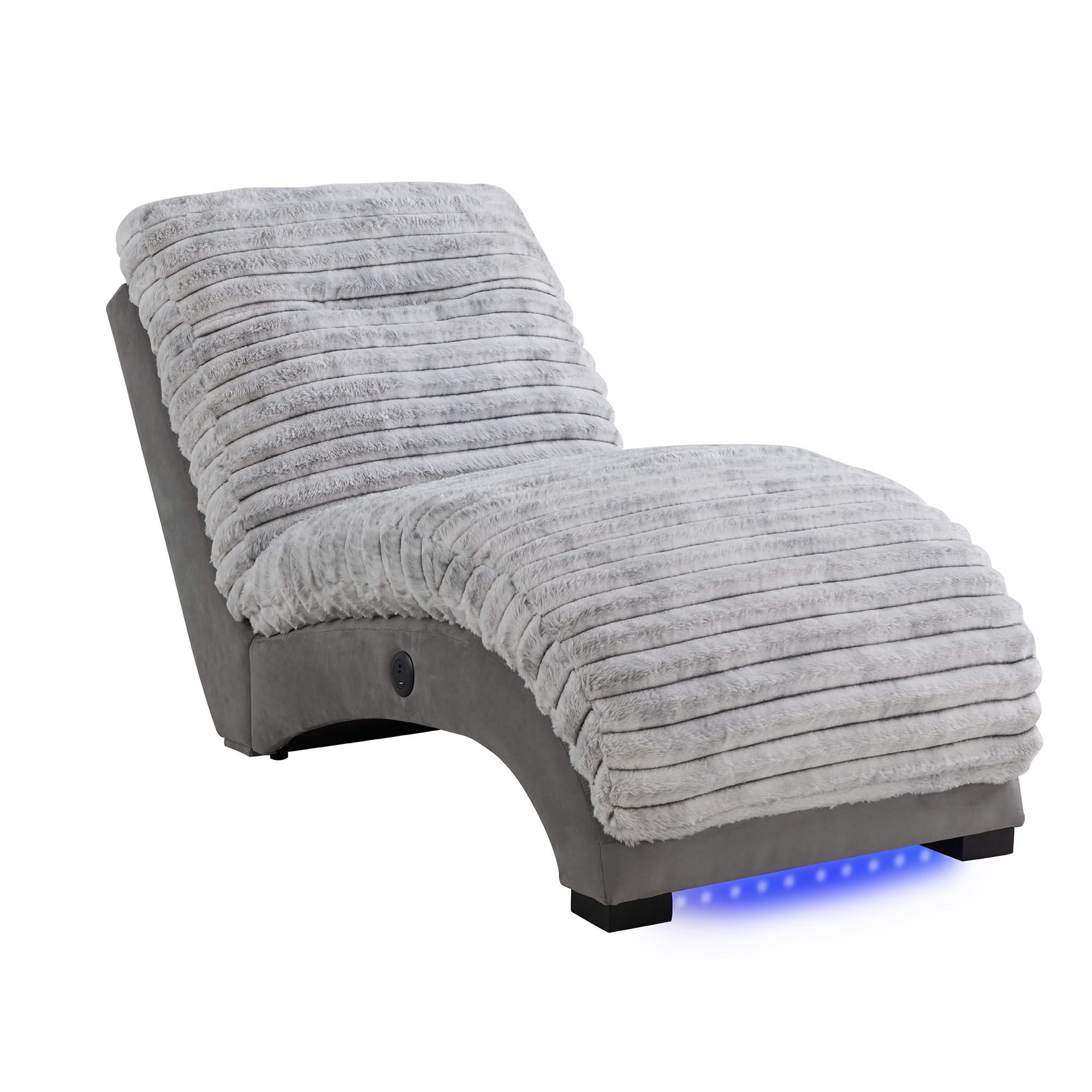 Denise - Accent Chaise With USB Support