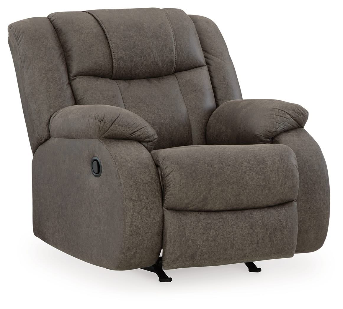 First Base - Rocker Recliner - Gunmetal