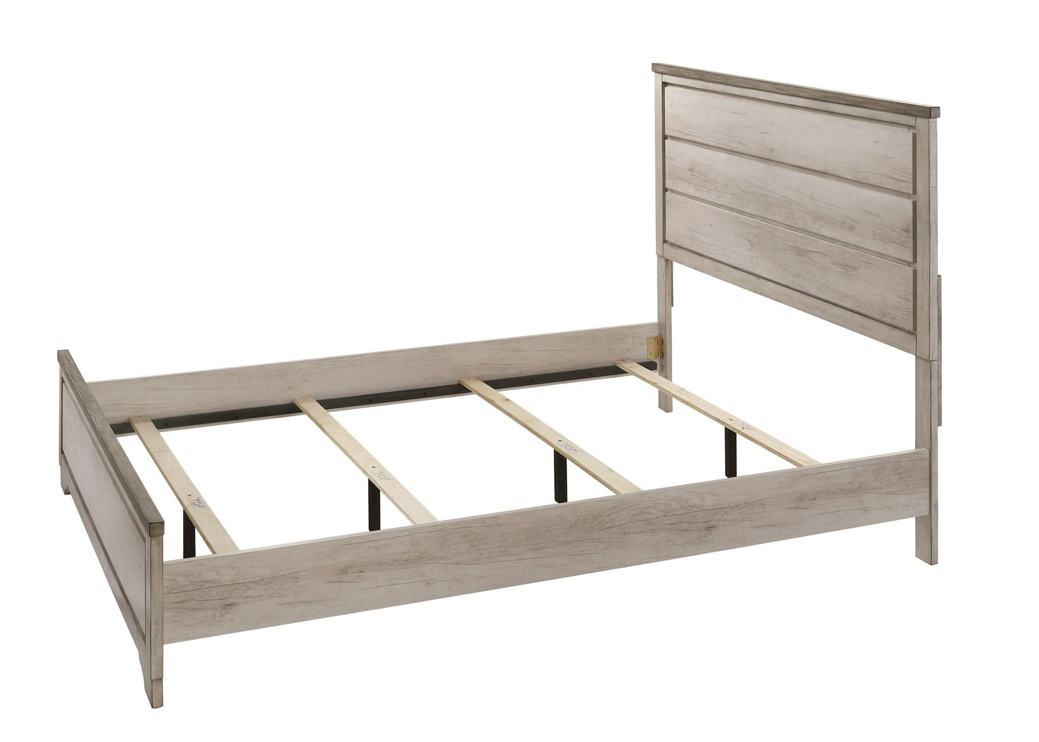 Patterson - King 5 Piece Bedroom Set - Beige