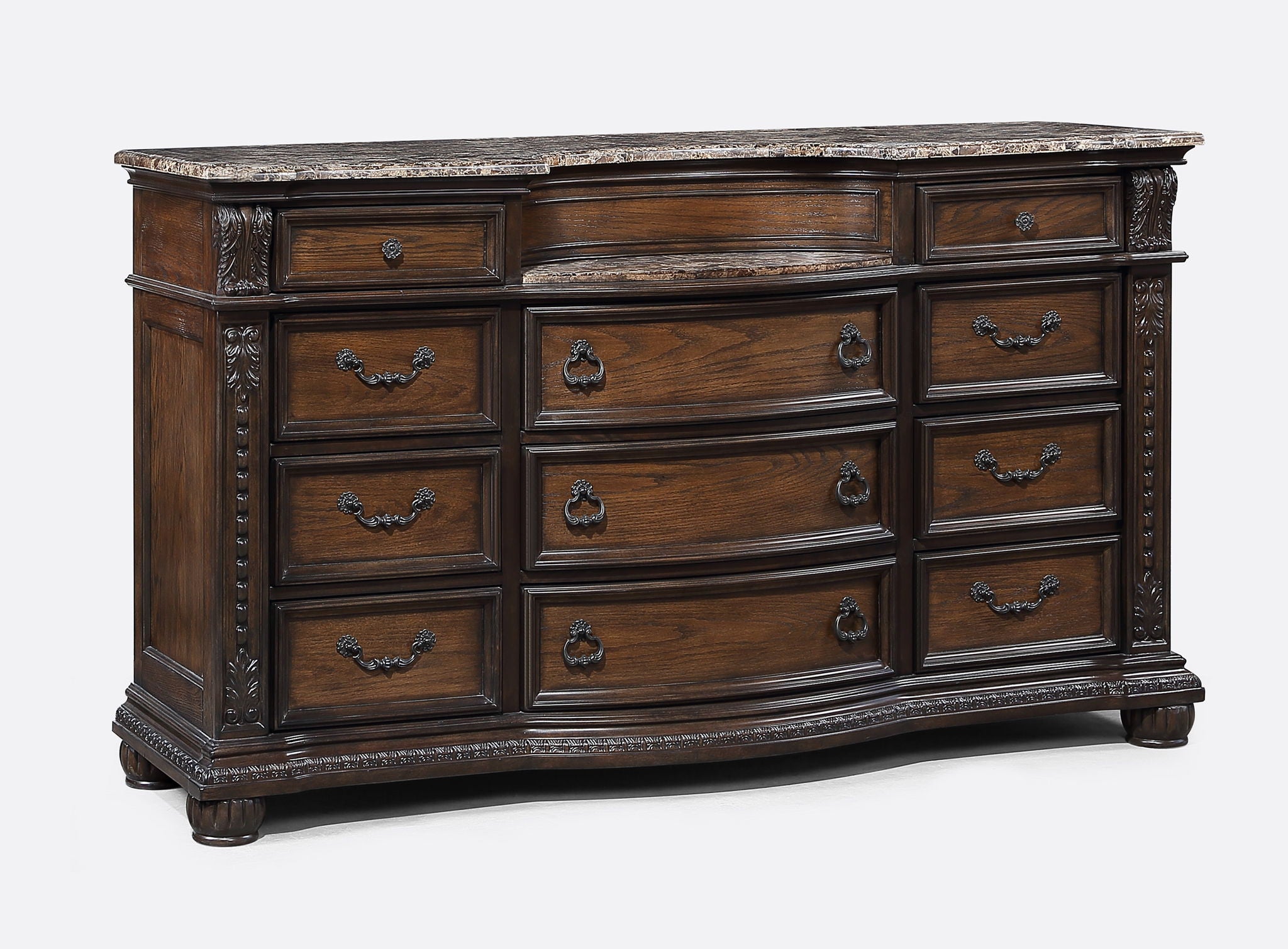 Stanley - California King 4 Piece Bedroom Set - Oak