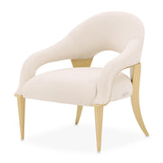 Scotts Square - Accent Chair - Cornsilk / Light Champagne