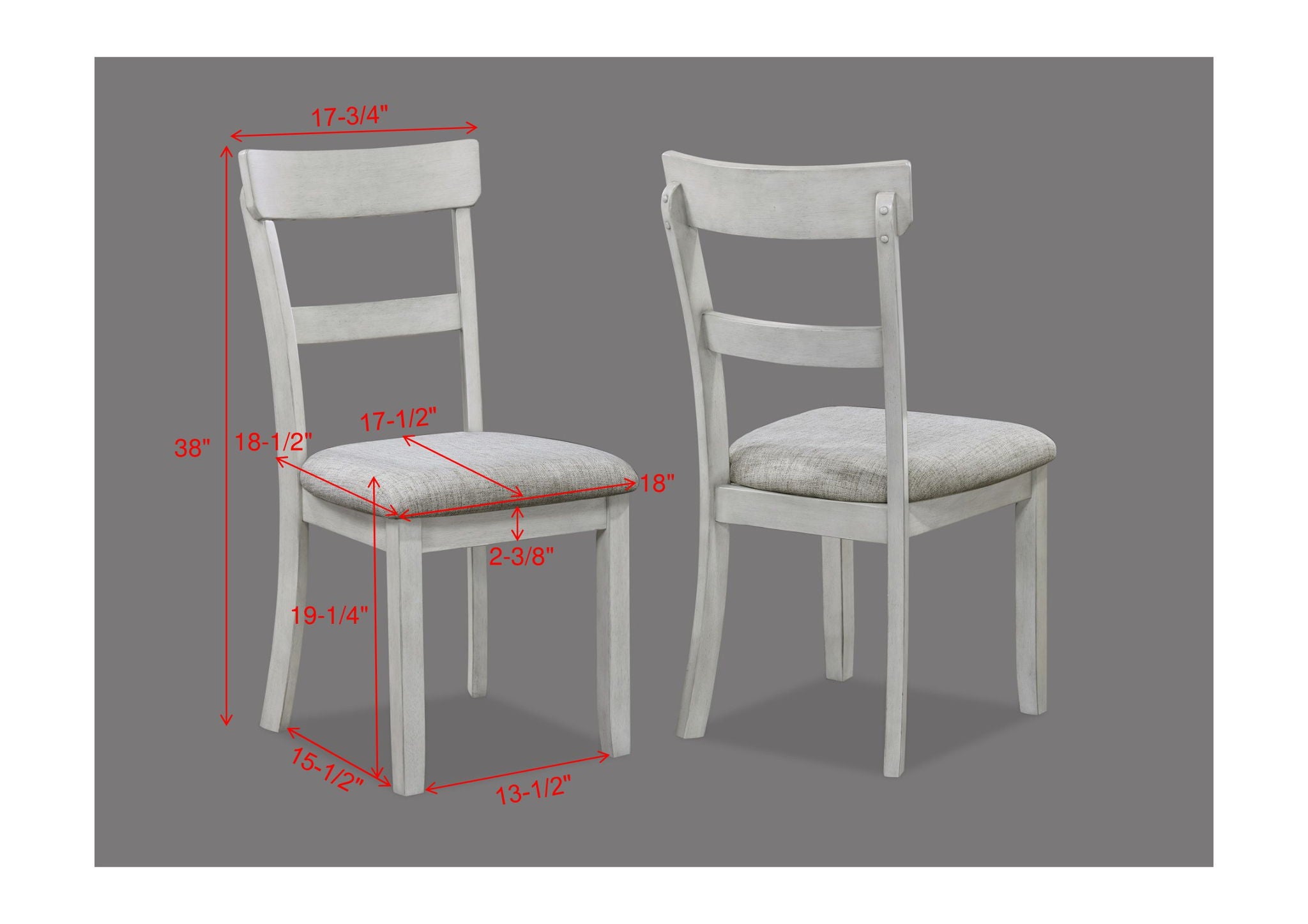 Henderson - 5 Piece Dinette Set - Drift Wood