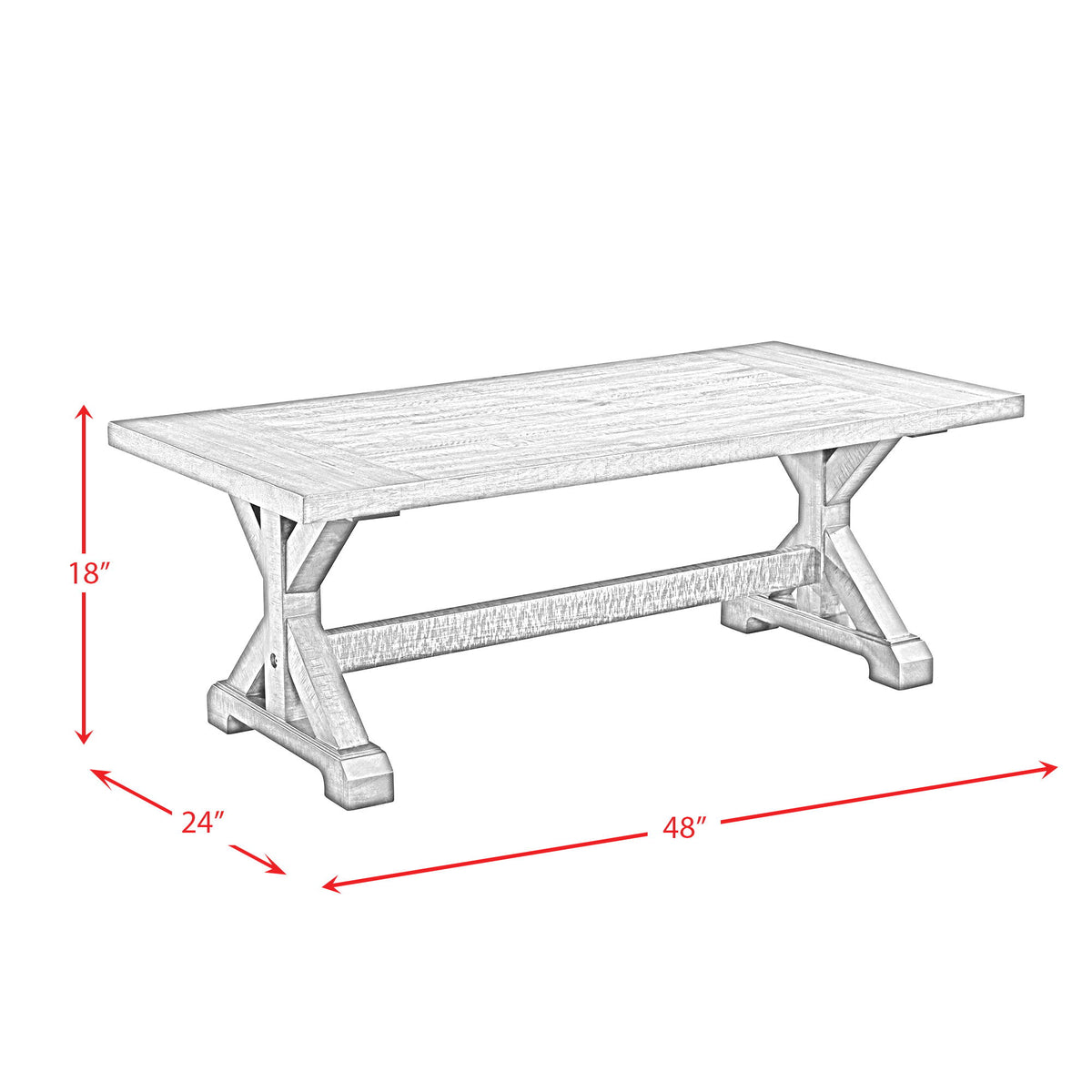 Finn - Trestle Table