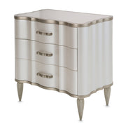 London Place - Nightstand - Creamy Pearl