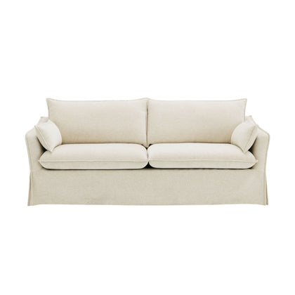 Shane - Sofa With 2 Pillows - Beige
