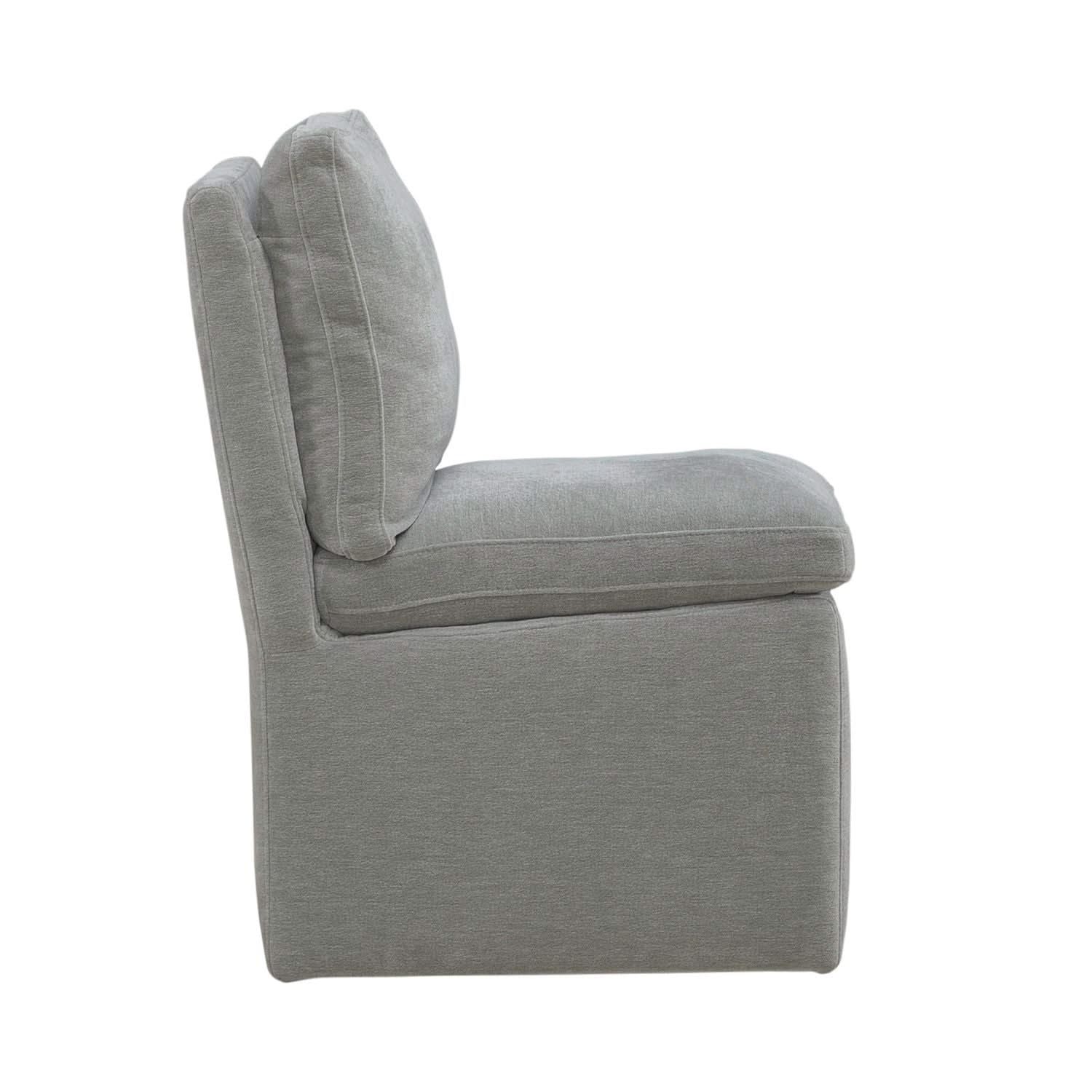 Accent Dining - Accent Dining Chair With Casters