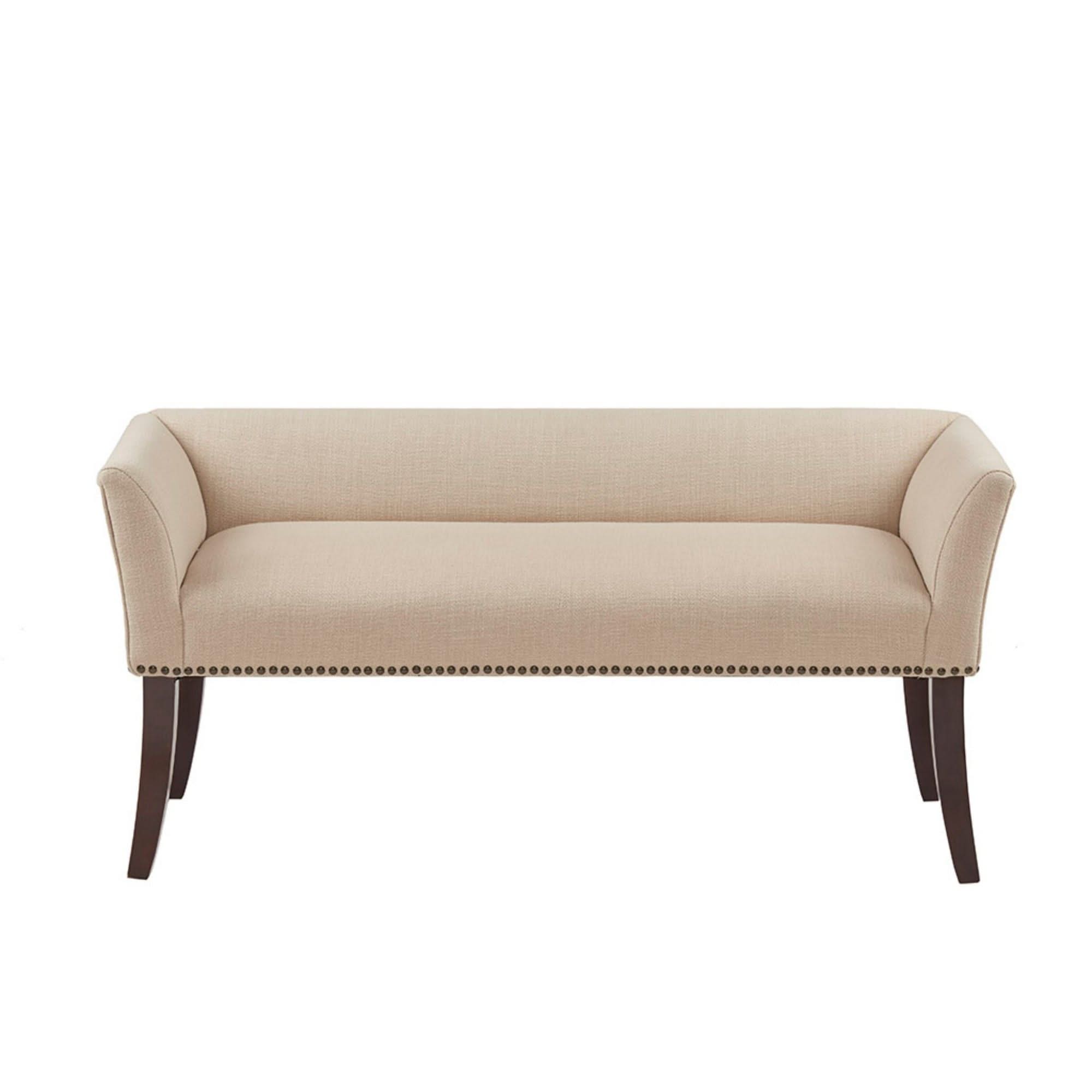 Elegant Design Bench Upholstery, Solid Wood Frame