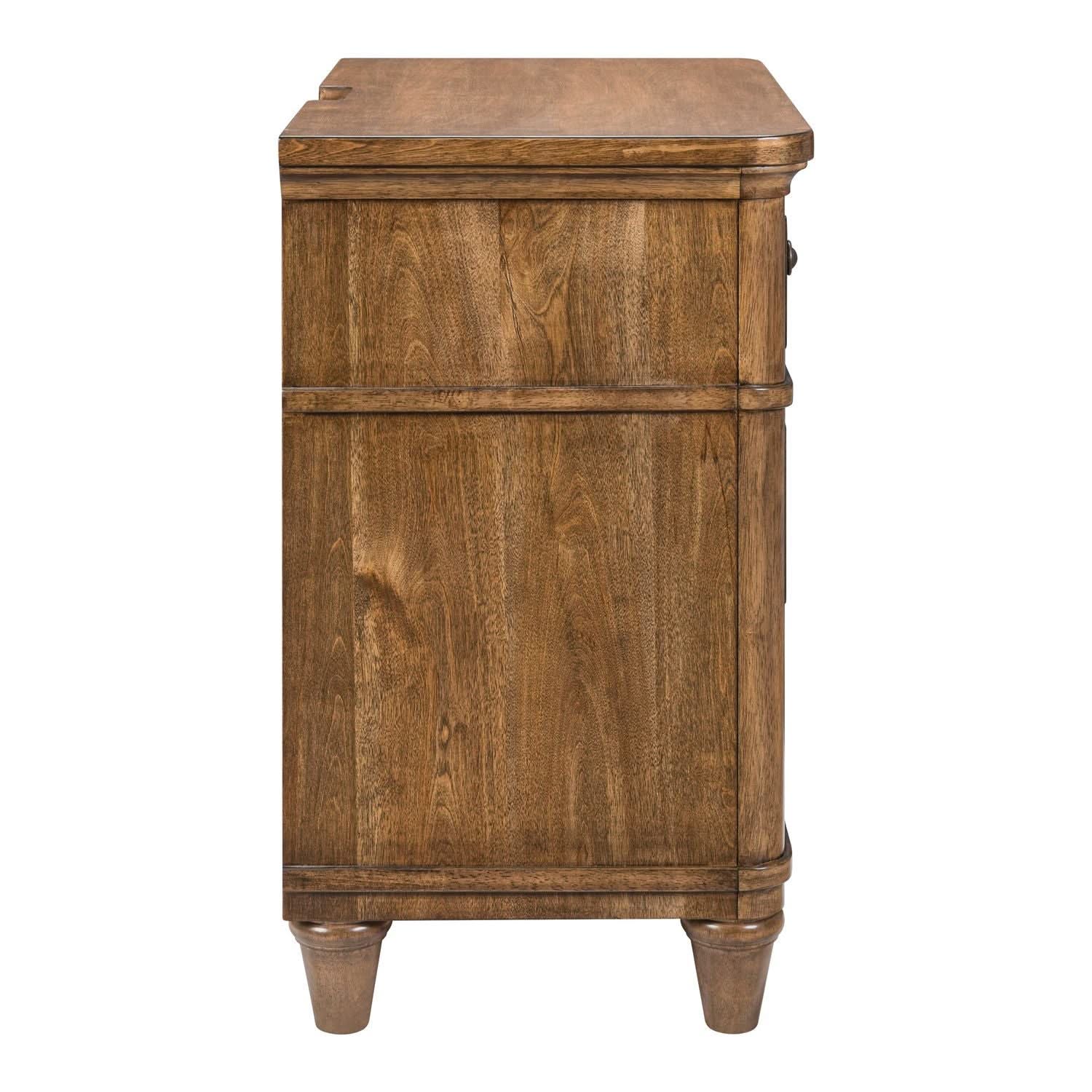 Harrison Heights - Nightstand With Charging Station - Sienna