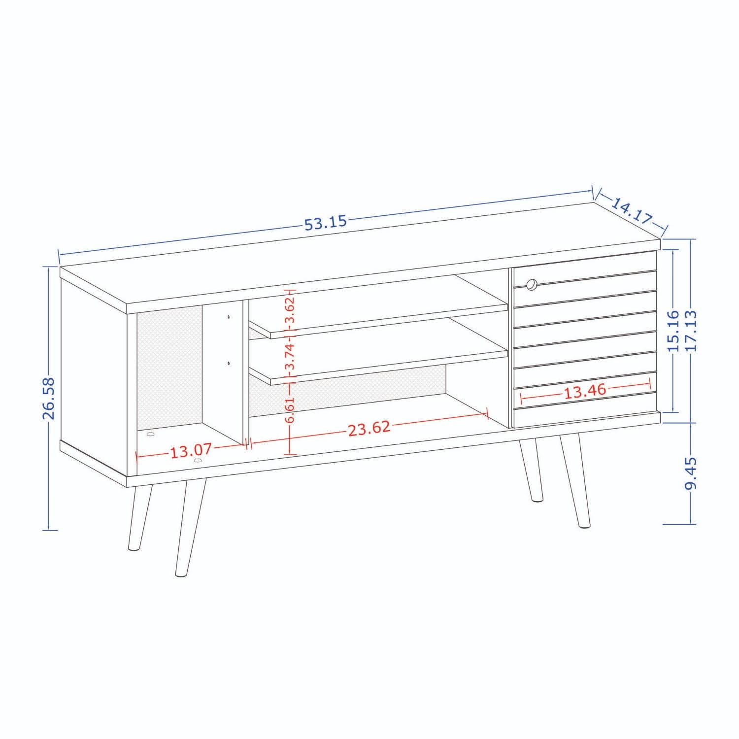 Liberty - Free Standing Design TV Stand