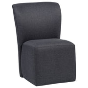 Jaelynn Upholstered Parsons Dining Side Chair Charcoal (Set of 2)