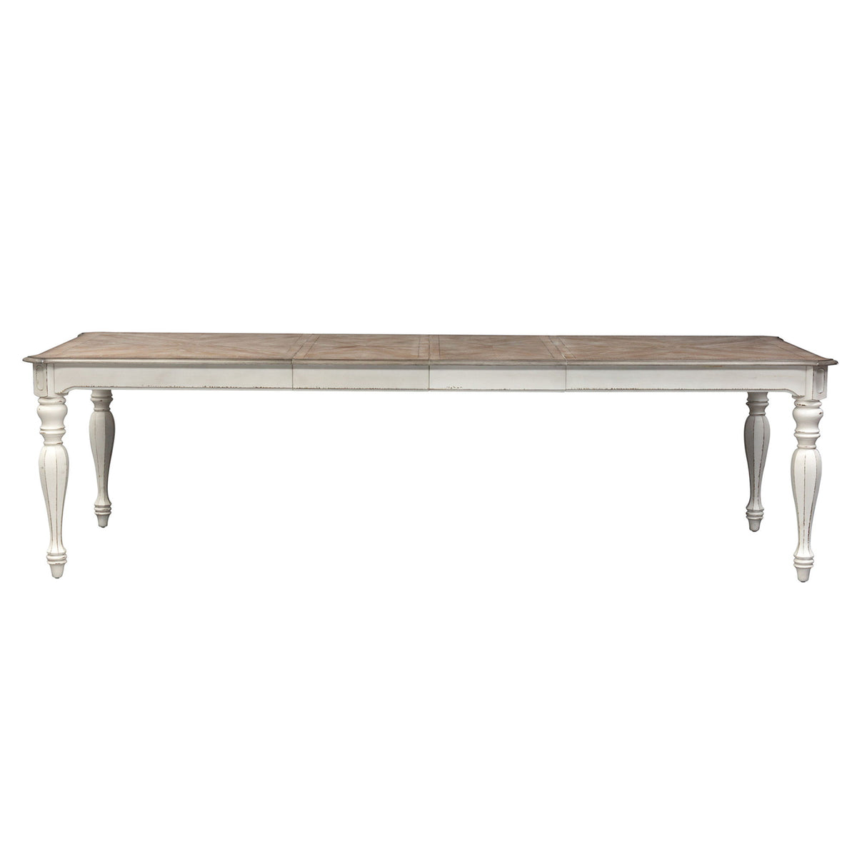 Magnolia Manor - Rectangular Leg Dining Table - Antique White