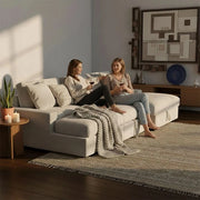 Aspen Stone 2PC Sectional with Chaise & Deep Plush Comfort Seating
