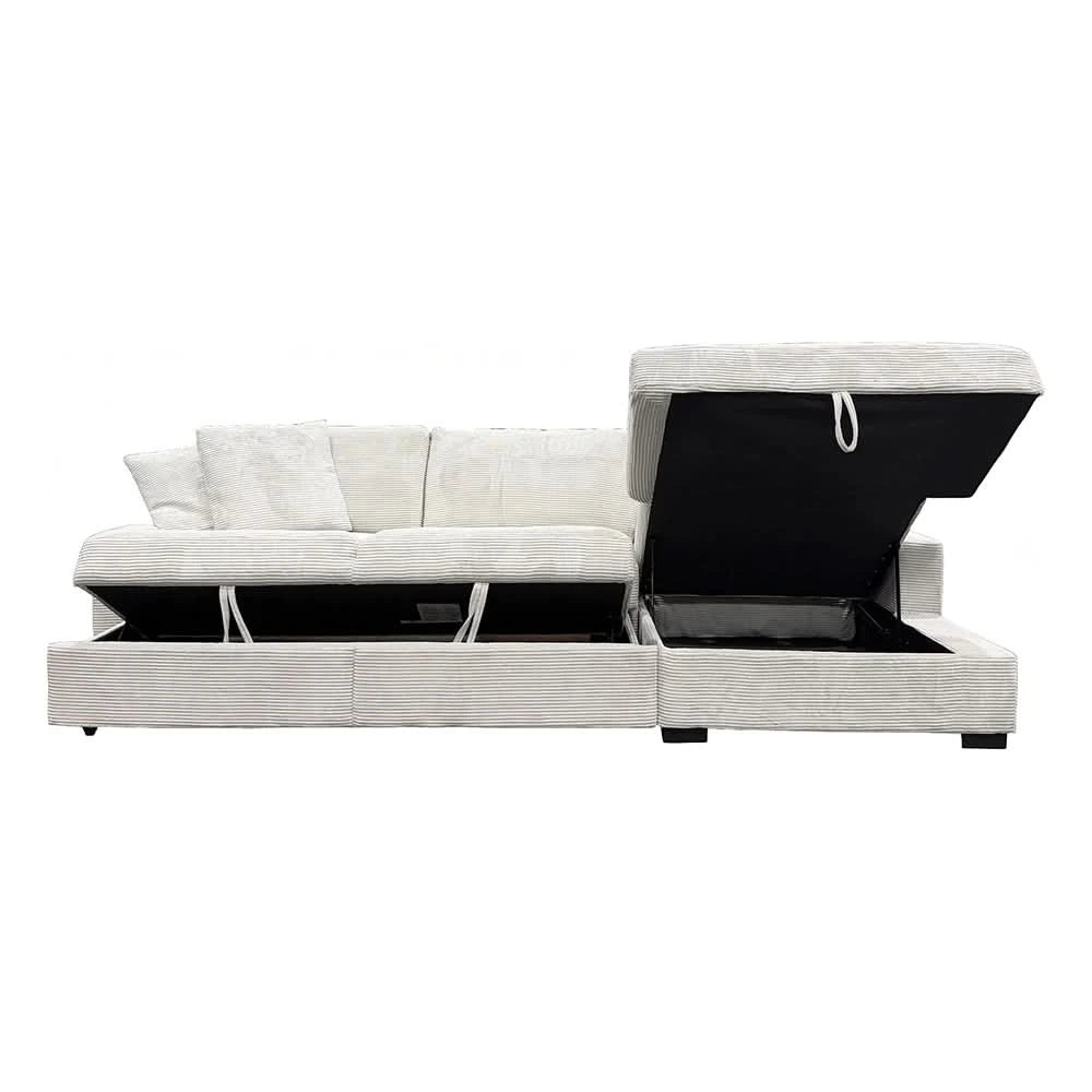 Aspen Stone 2PC Sectional with Chaise & Deep Plush Comfort Seating