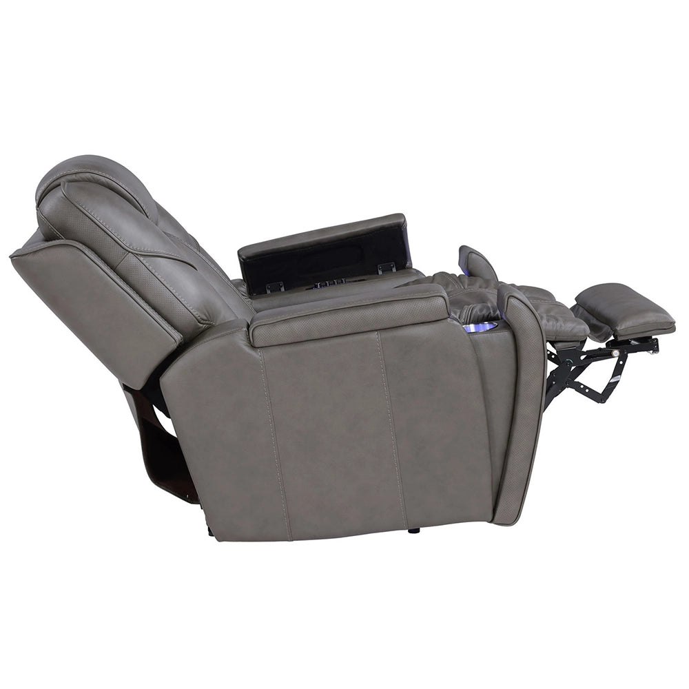 Atmos Leather Triple Power Recliner with Immersive Sound