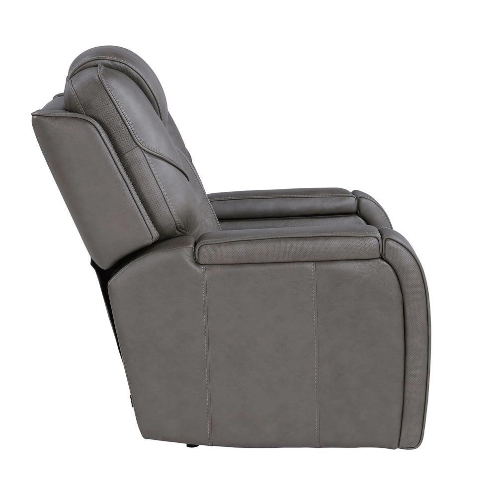 Atmos Leather Triple Power Recliner with Immersive Sound