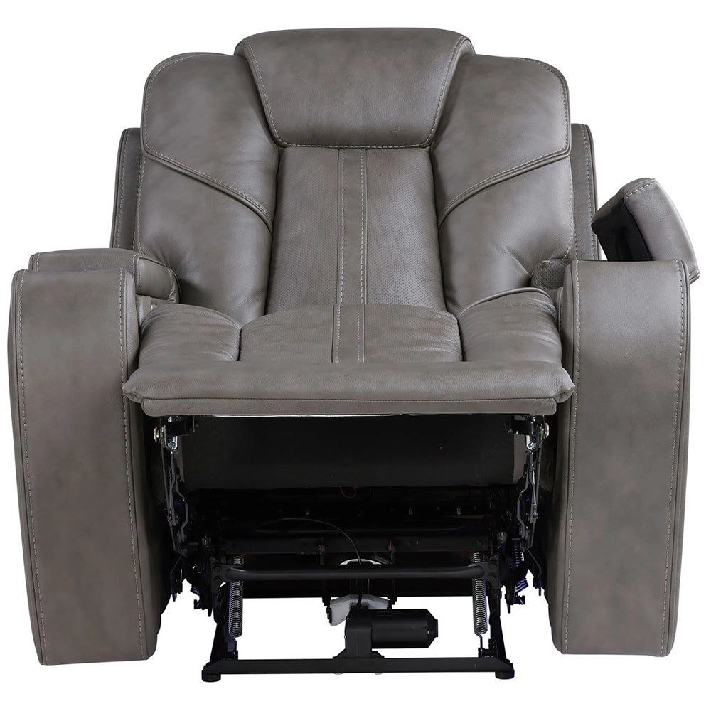 Atmos Leather Triple Power Recliner with Immersive Sound