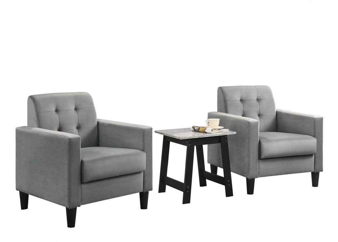 Hale - Armchairs And End Table Living Room (Set of 3)