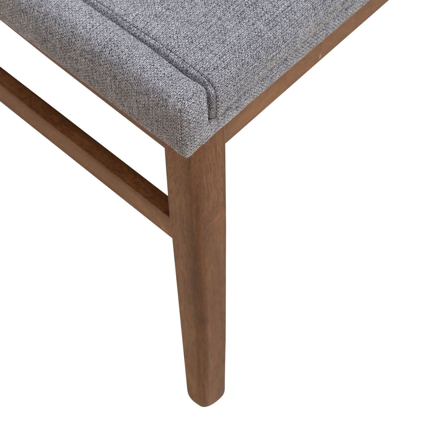 Space Savers - Upholstered Side Chair - Walnut