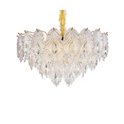 Michael Amini Lighting - Orlisse 9-Light Acrylic Chandelier - Gold