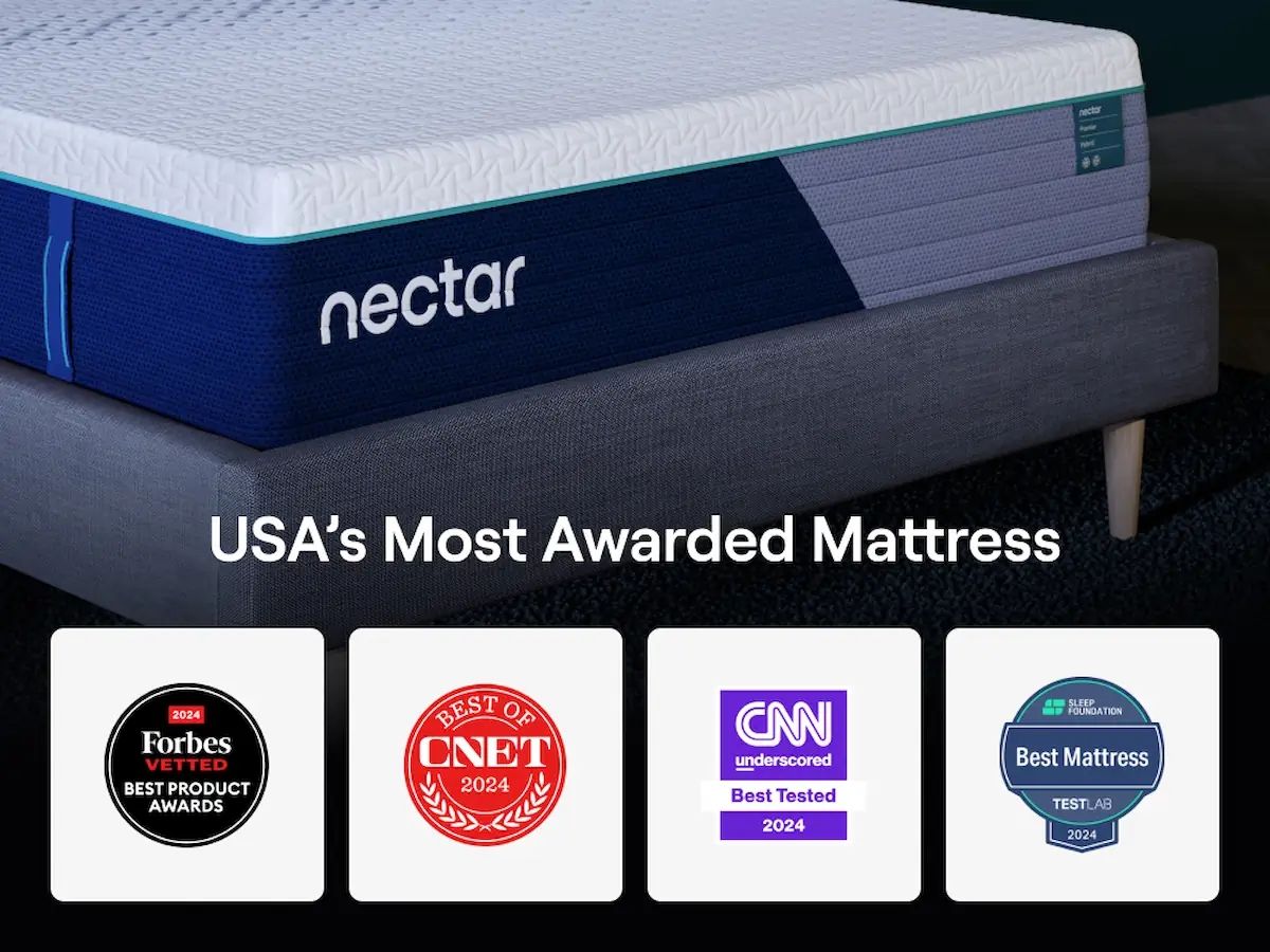 Nectar Premier Hybrid - Twin XL Mattress - Fabric - White