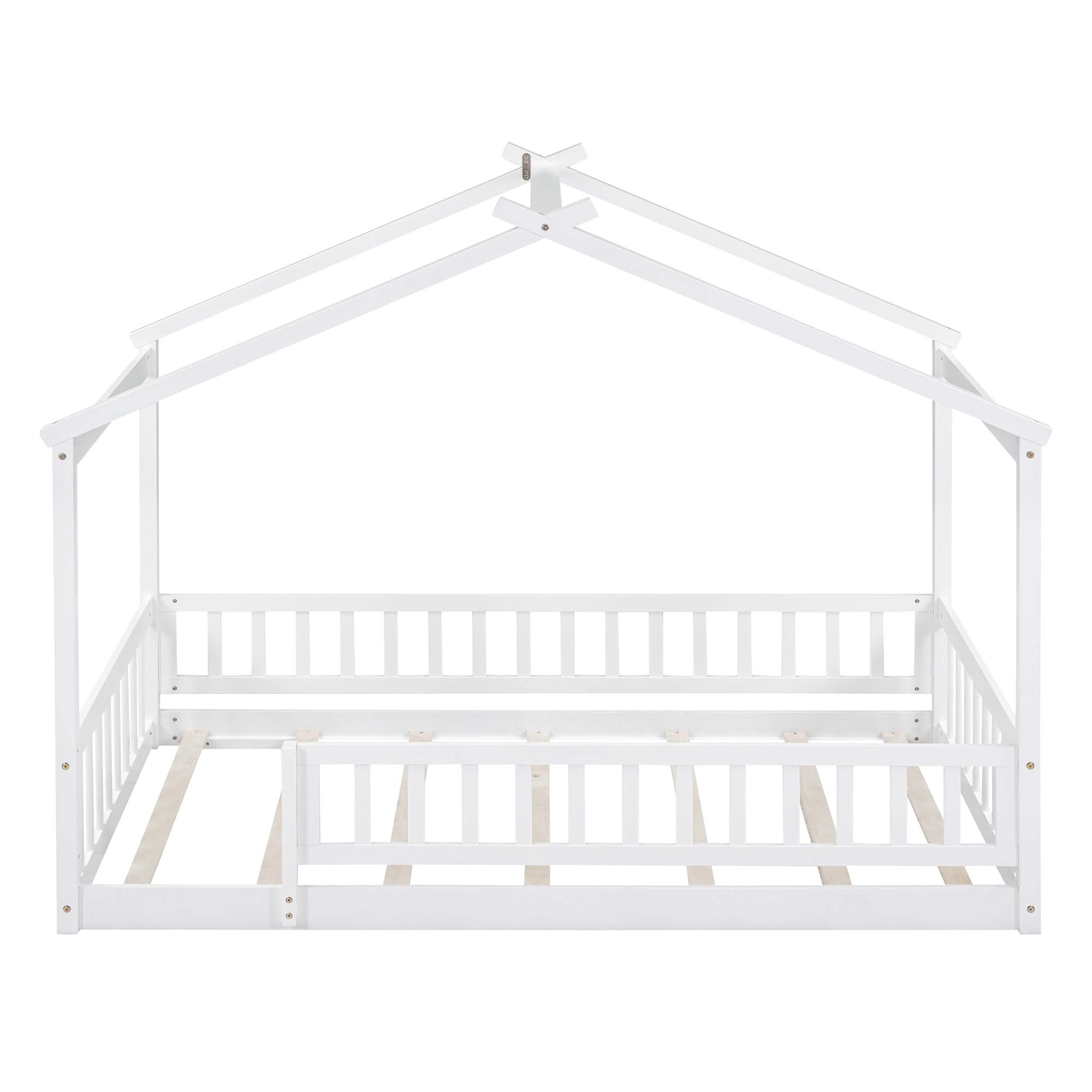 Bed House Bed Frame With Fence