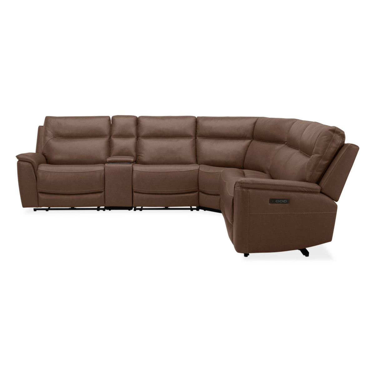 Collins - 6 Piece Sectional - York Chestnut