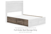 Elbrim - Full Under Bed Storage - Brown