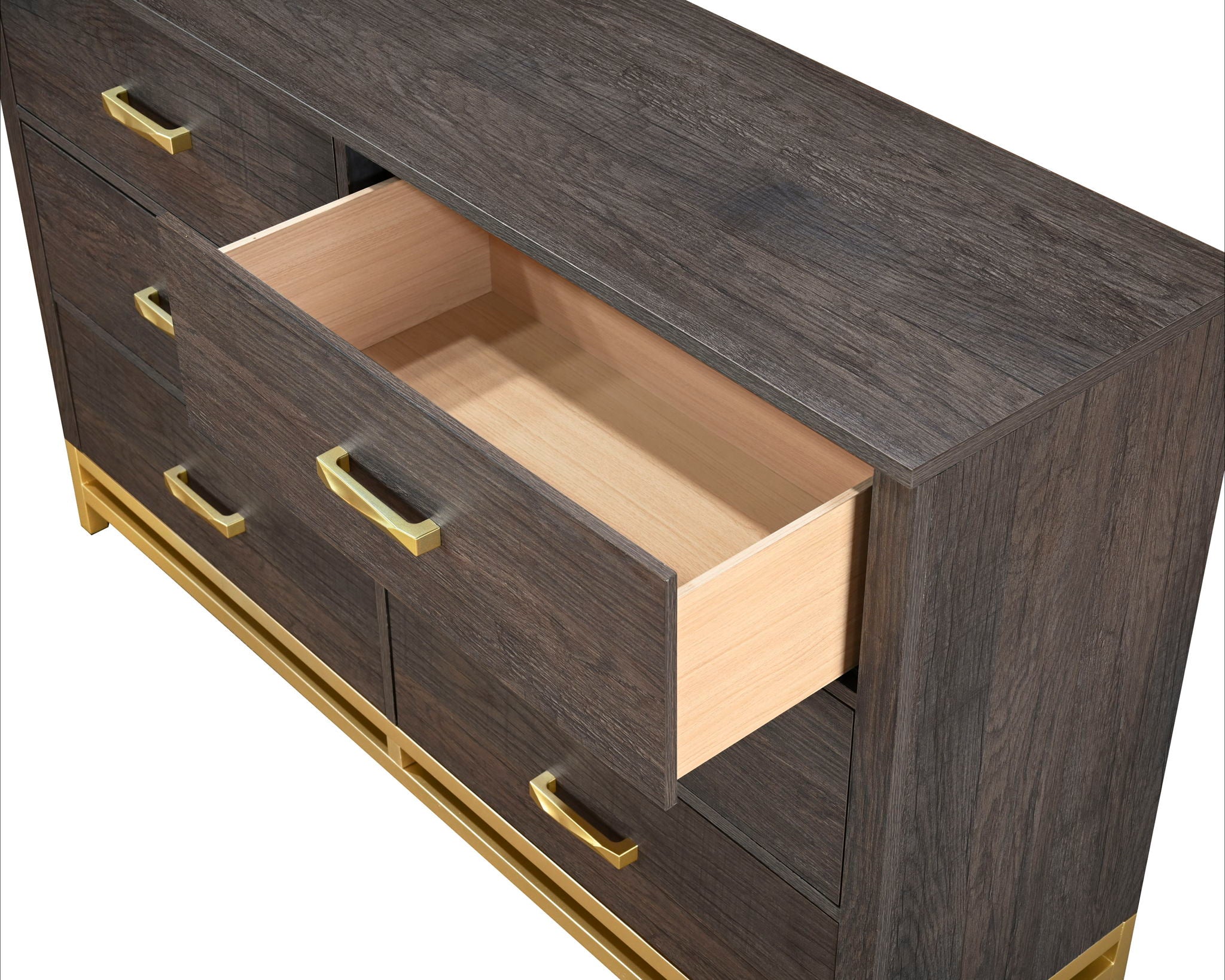 Trevor - King 4 Piece Bedroom Set - Brown