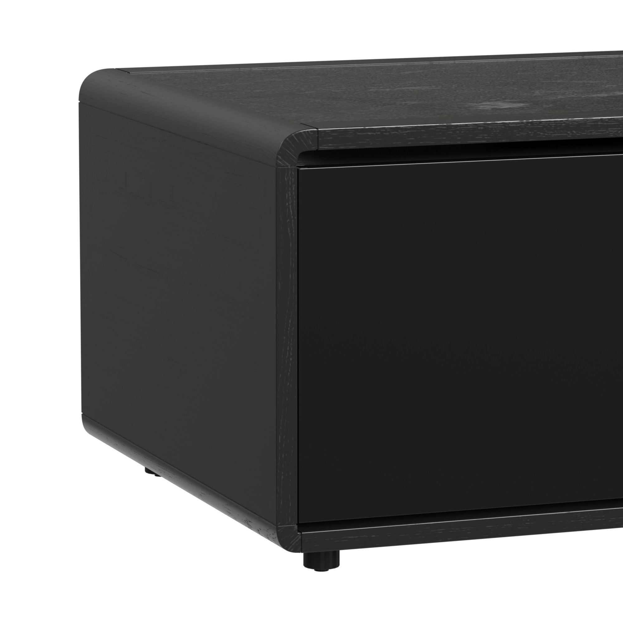 Halo - Smart Coffee Table With Fridge And Speaker - Black