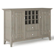 Bedford - Sideboard Buffet And Wine Rack - Light Brown