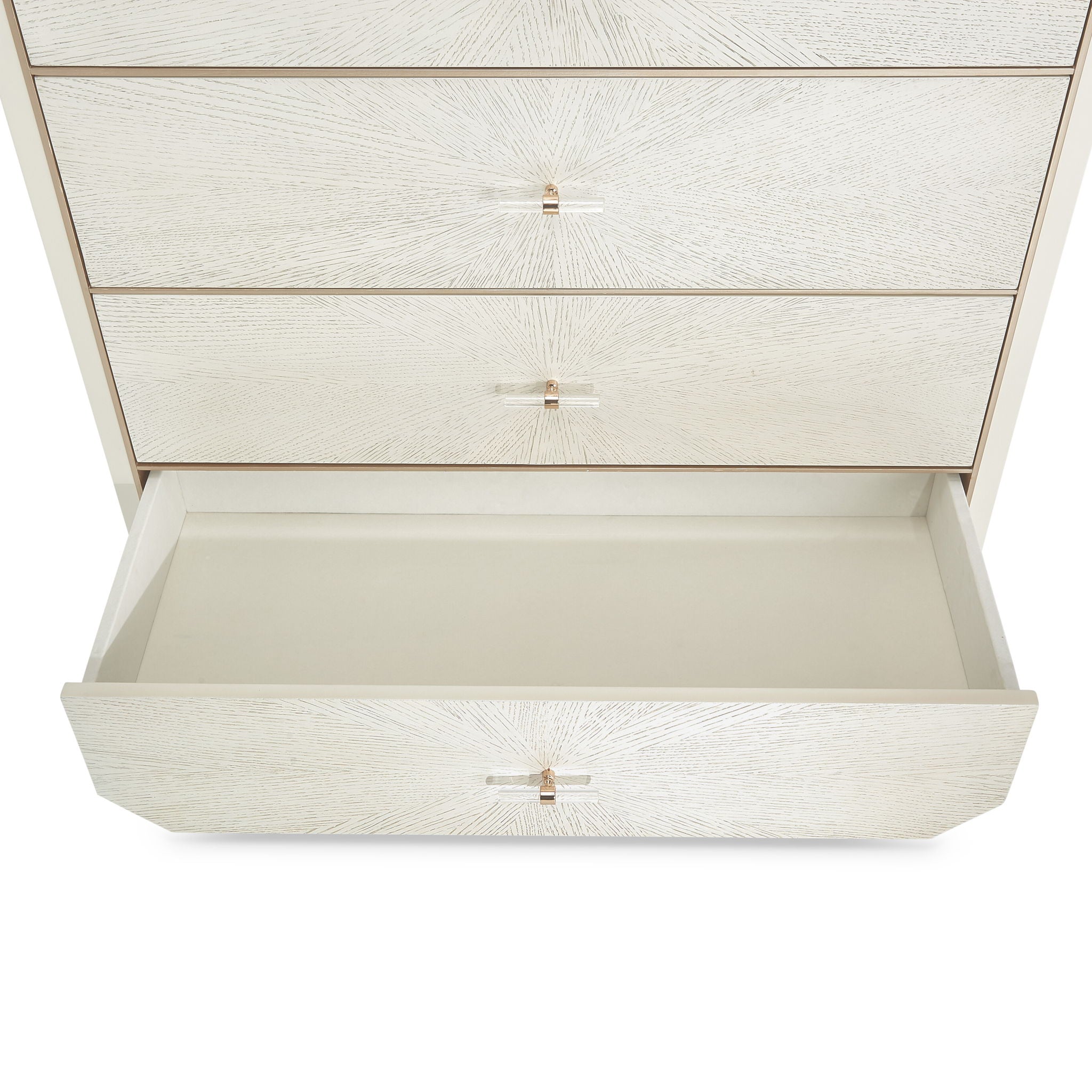 La Rachelle - 5-Drawer Chest - Champagne