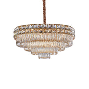 Michael Amini Lighting - Soleil 22-Light Crystal Chandelier - Gold
