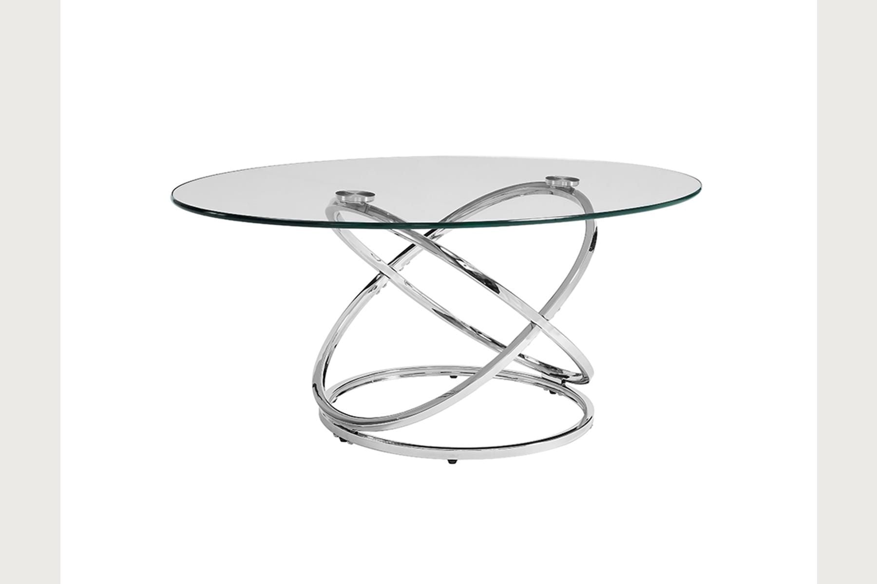 Cocktail Table Set - Chrome