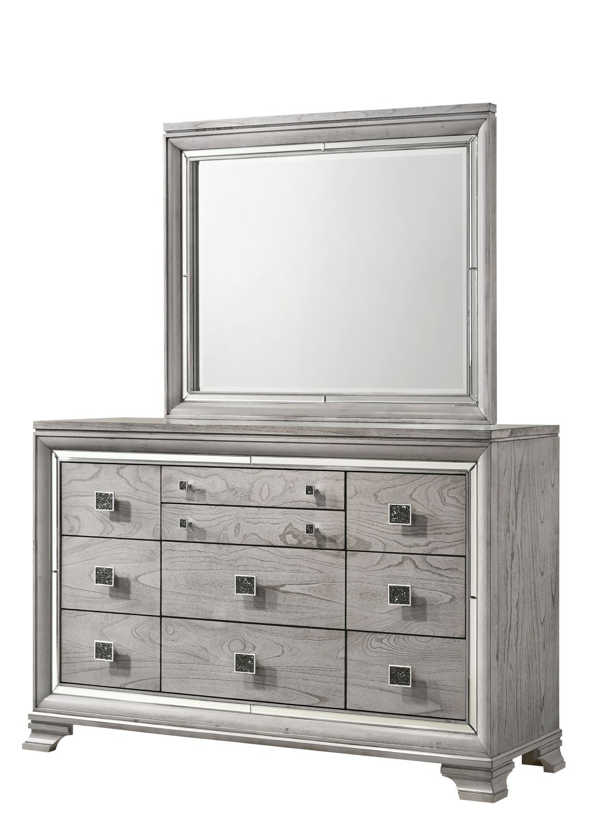 Vail - California King 4 Piece Bedroom Set - Gray
