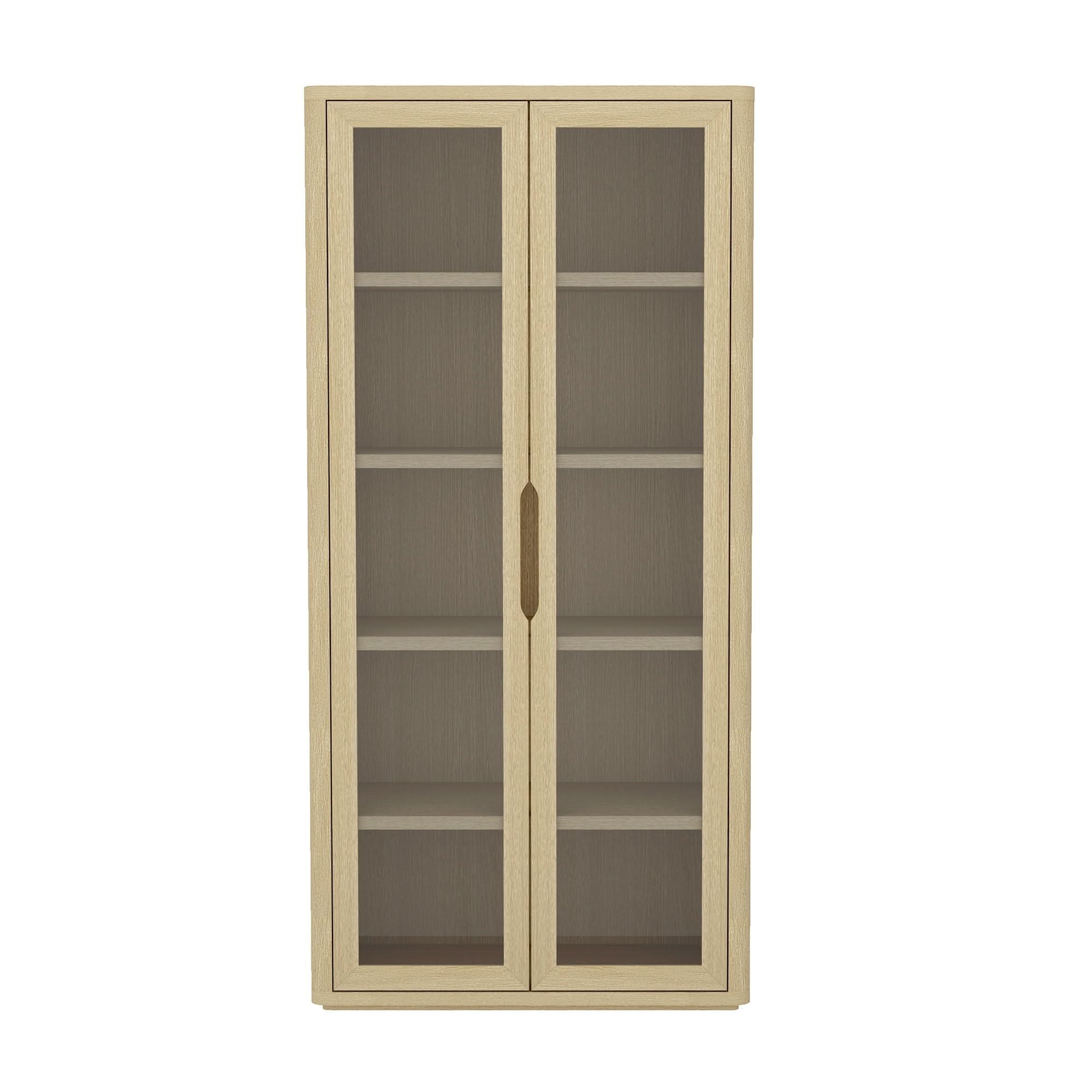 Rivington - Bookcase Cabinet With Glass Doors
