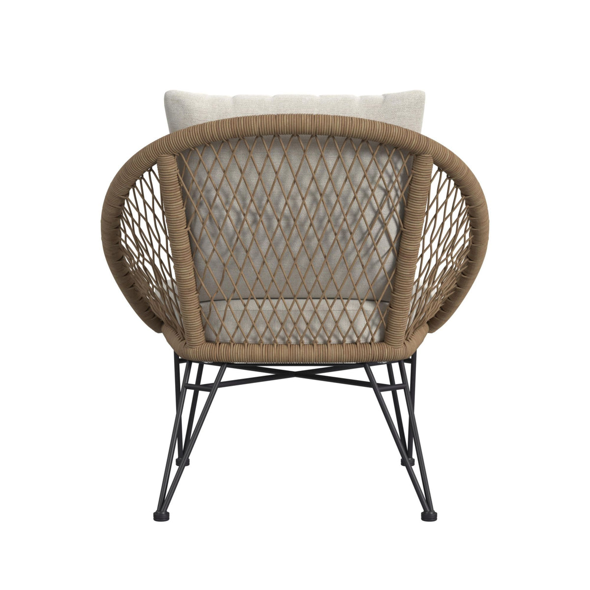 Grace - 4 Piece Outdoor Seating Set - Beige / Natural