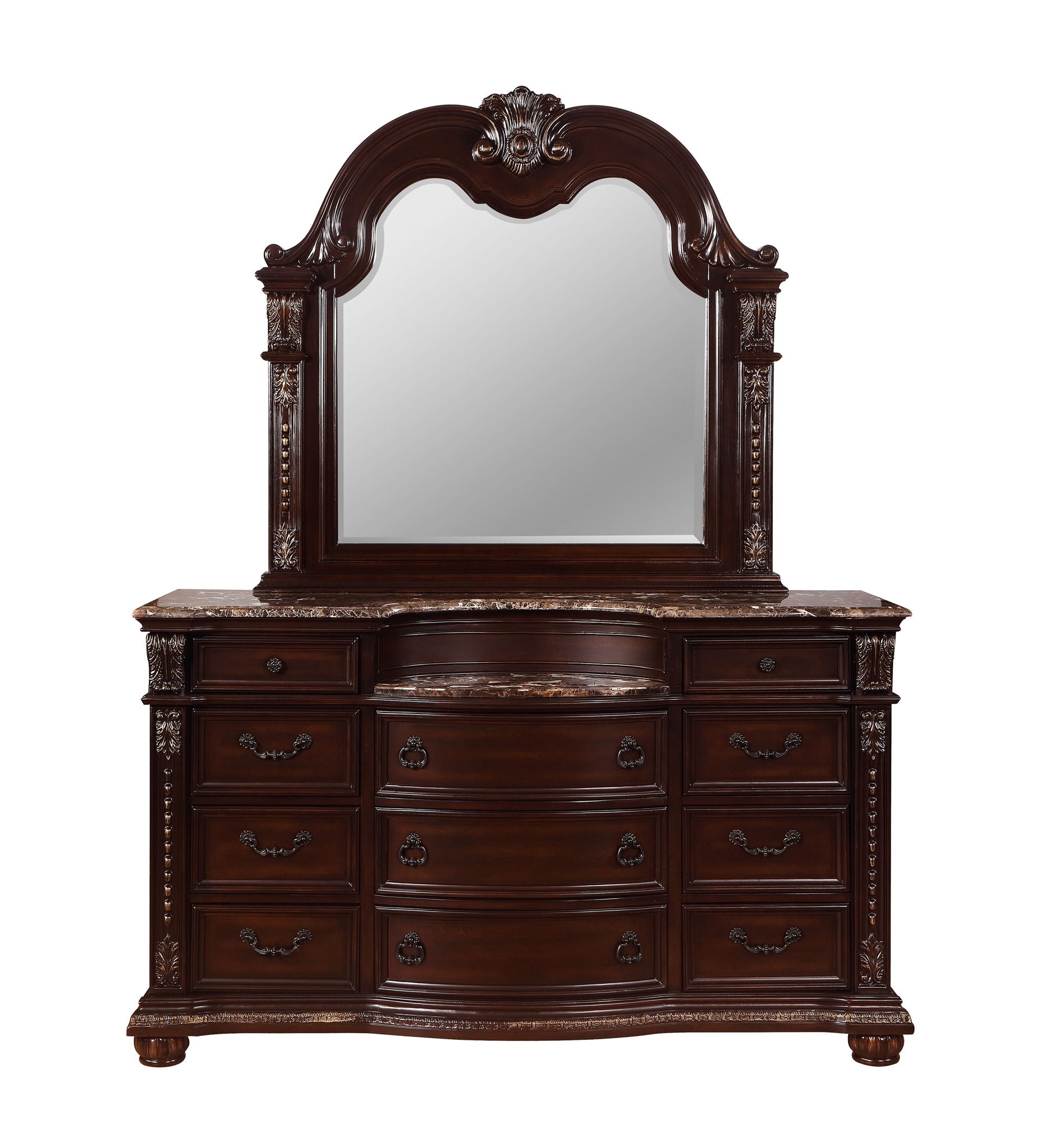 Stanley - California King 4 Piece Bedroom Set - Cherry