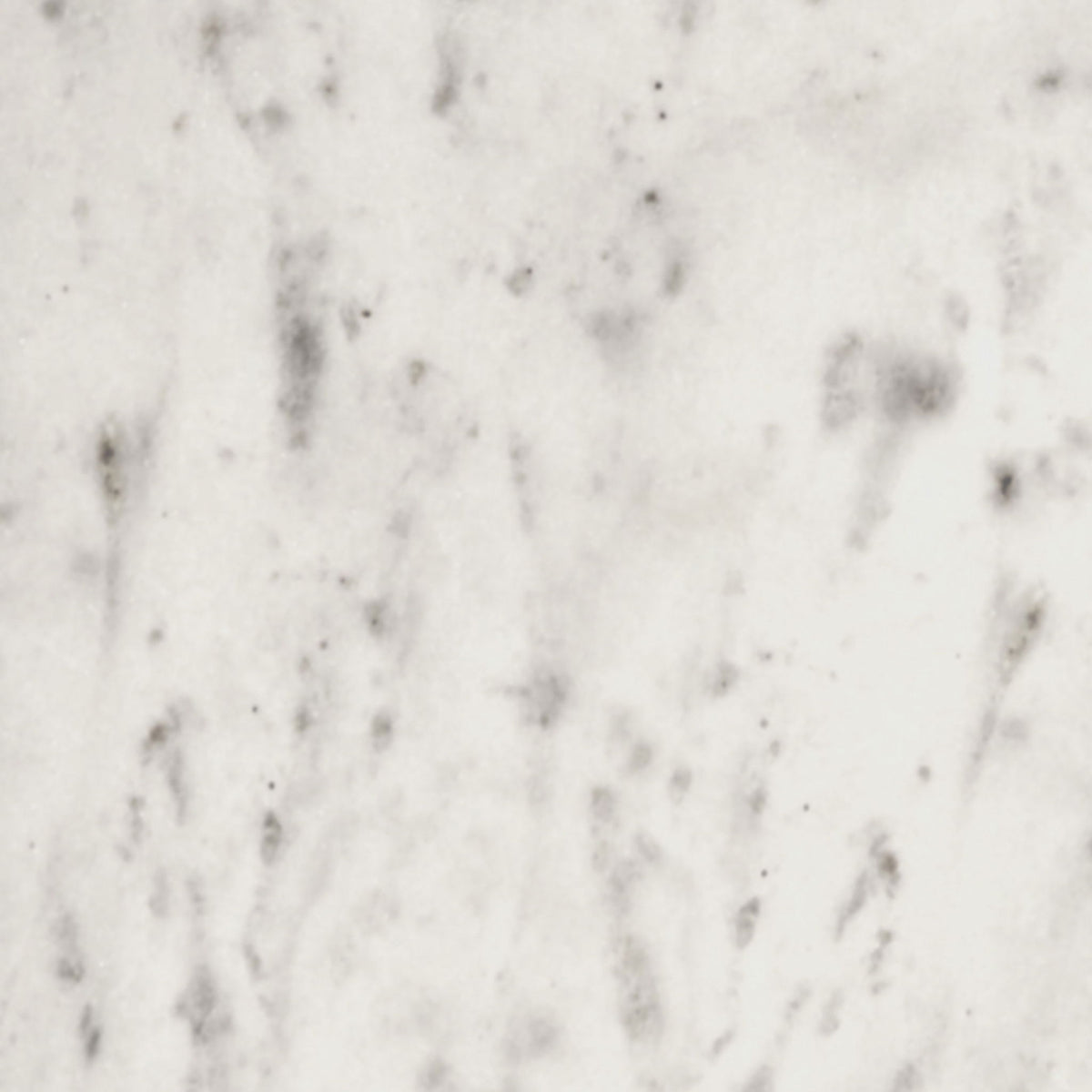 Haven Round Genuine White Marble Top End Side Table Black