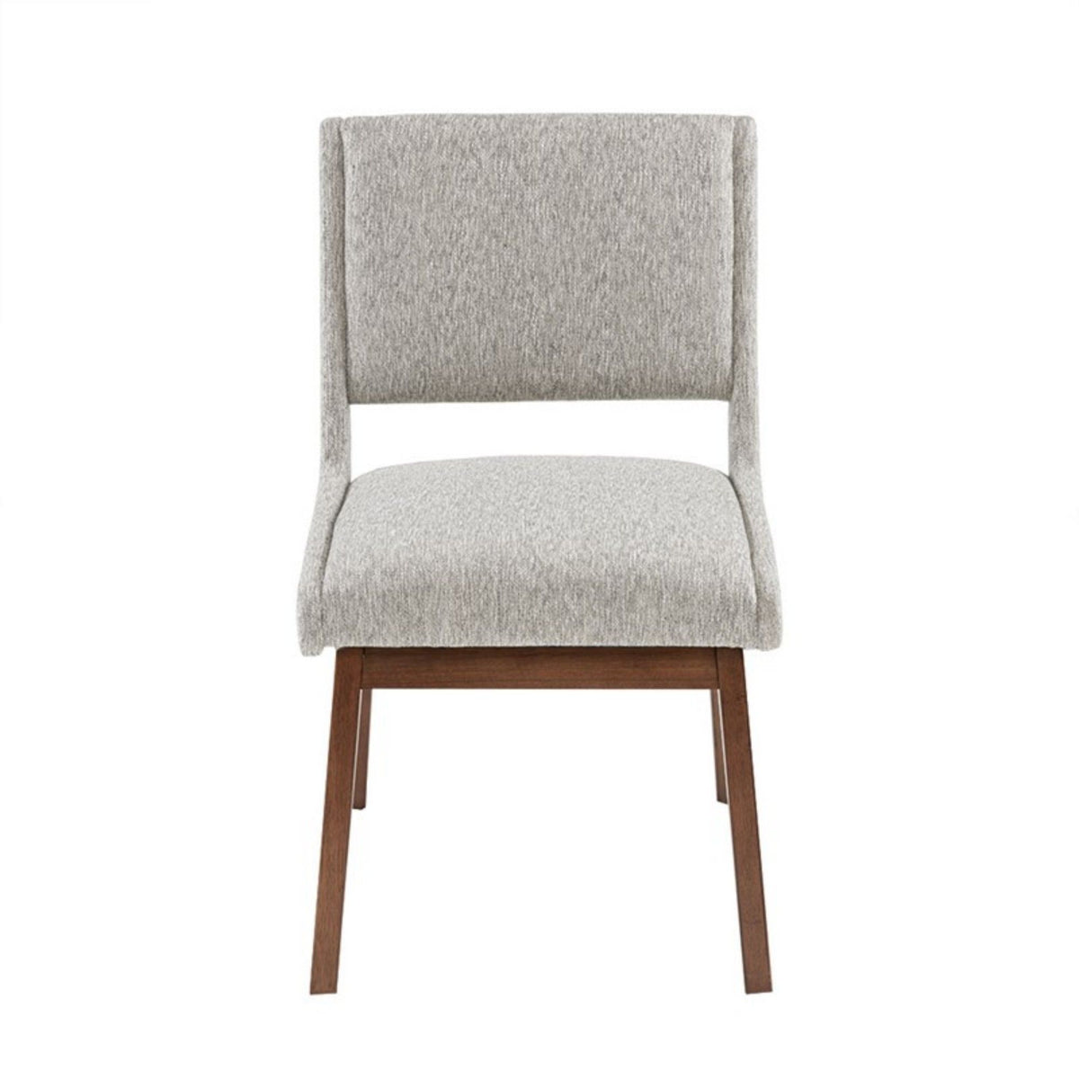Boomerang - Dining Side Chair With Upholstered Cushions (Set of 2) - Light Gray