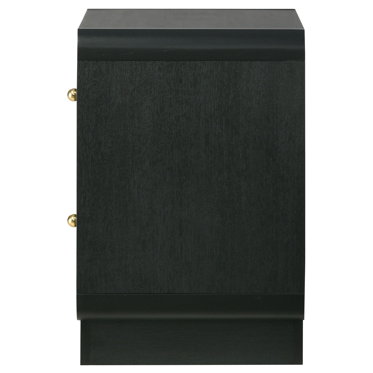 Cavelle 2-drawer Nightstand Bedside Table Black
