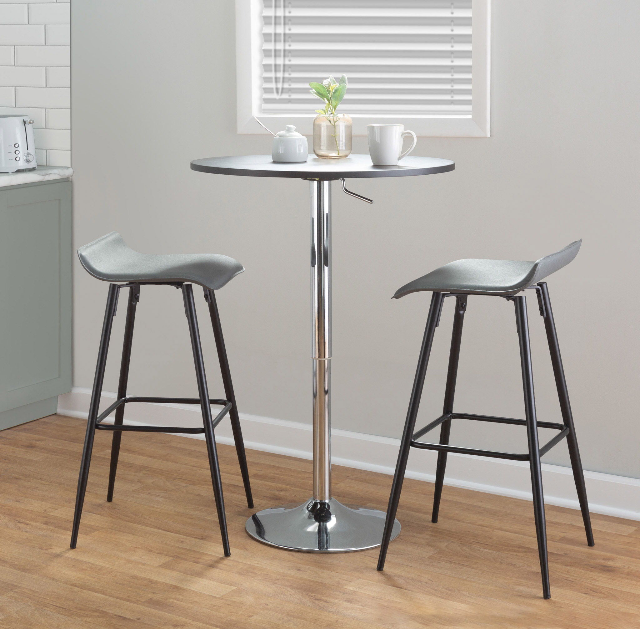 Elia - Contemporary Adjustable Bar Table