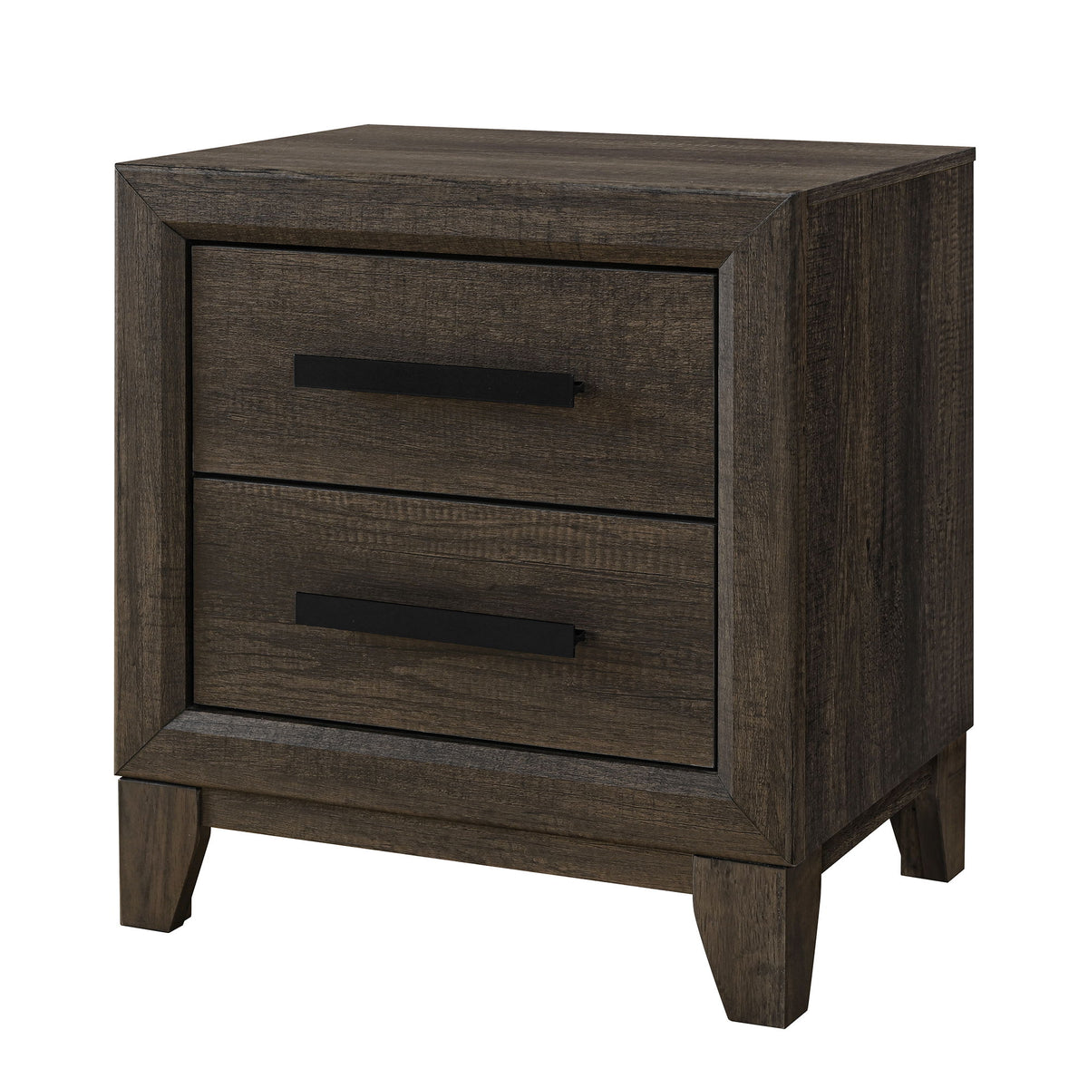 Harry - Nightstand With 2 Drawers - Brown