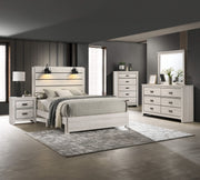 Carter - King 5 Piece Bedroom Set - White