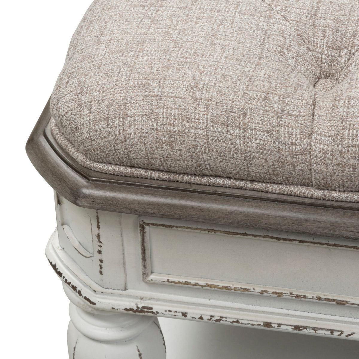 Magnolia Manor - Bed Bench - Antique White