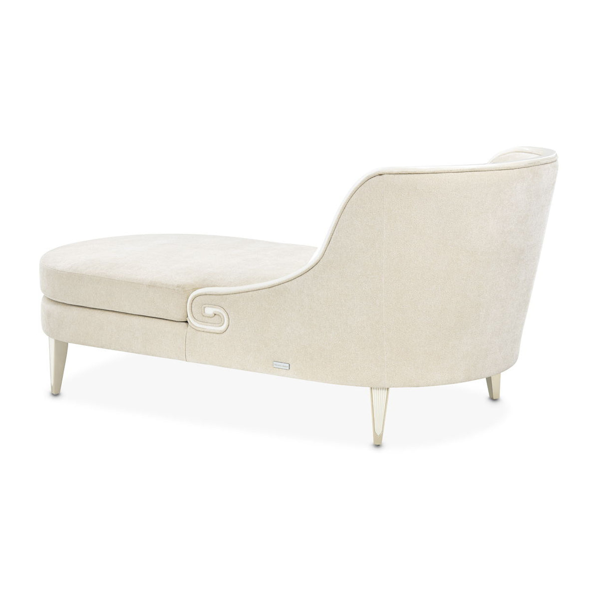 La Marisia - Chenille Chaise - Tranquil / Light Champagne