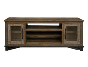 Loft - TV Stand / Wall Unit - Two Tone Gray / Brown